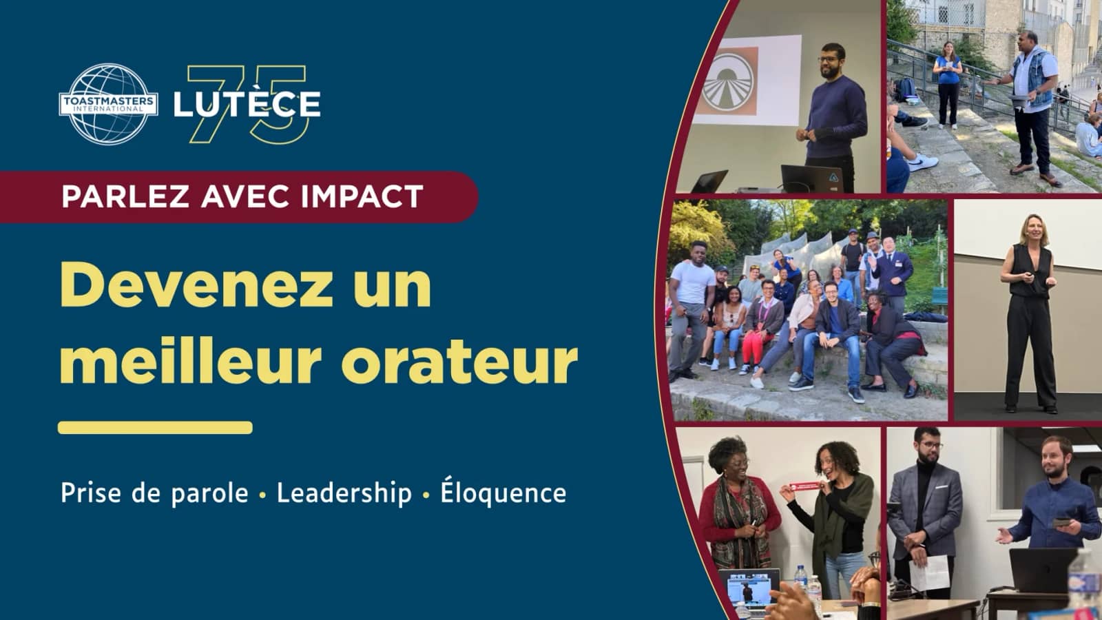 Prise de parole & leadership – Toastmasters Lutèce 75
