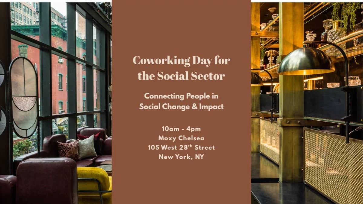 Coworking Day for the Social Sector: Connecting People in Social Change