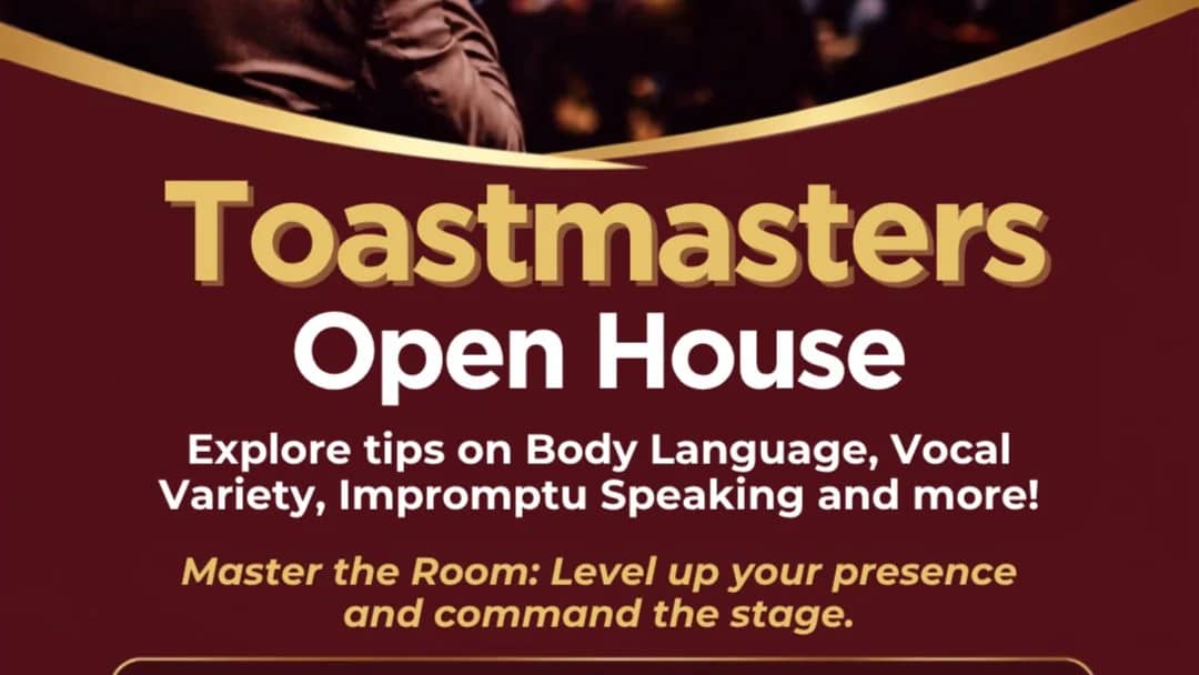 Toastmasters CBD Open House