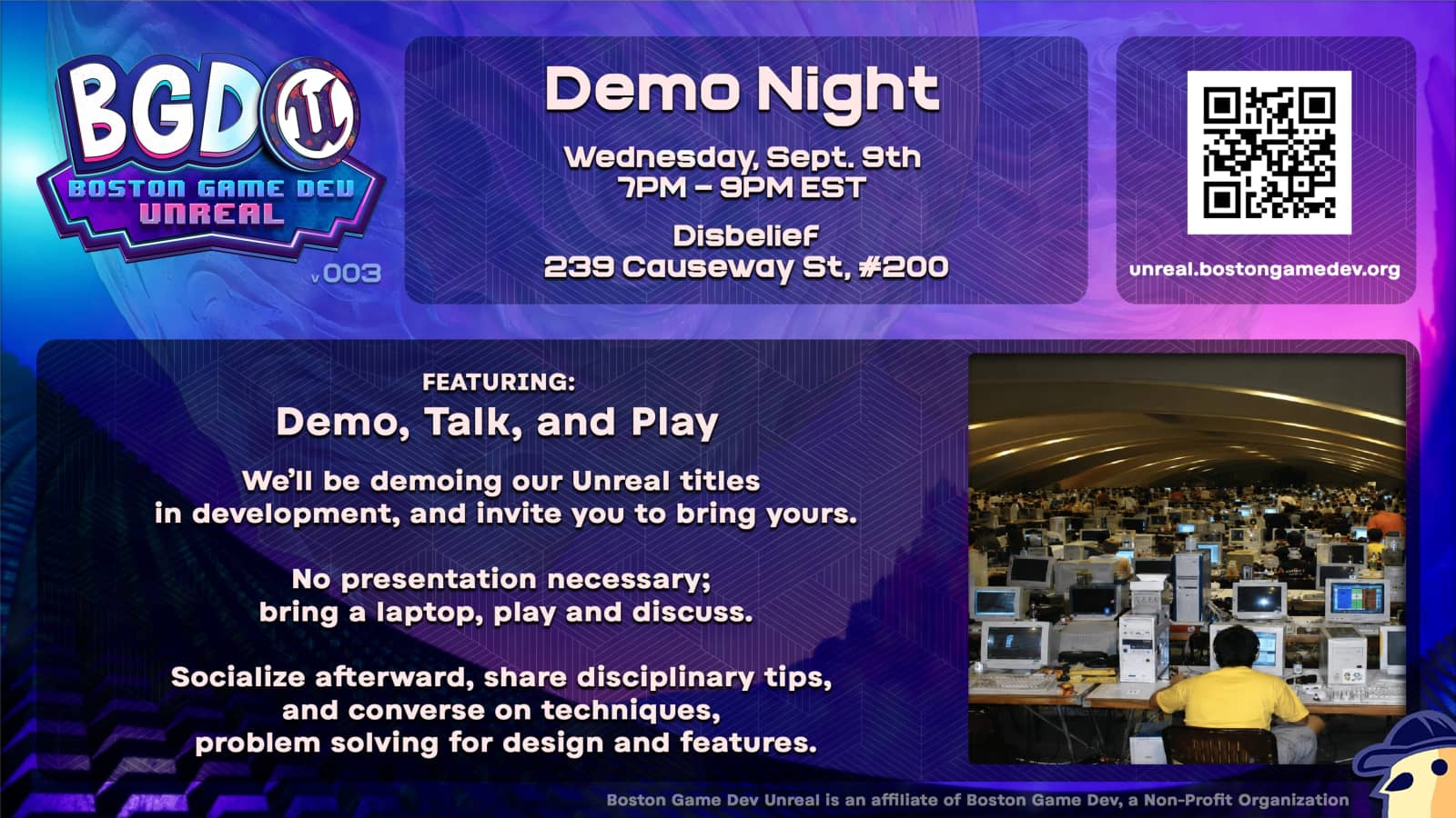 BGD Unreal 003: September Demo Night