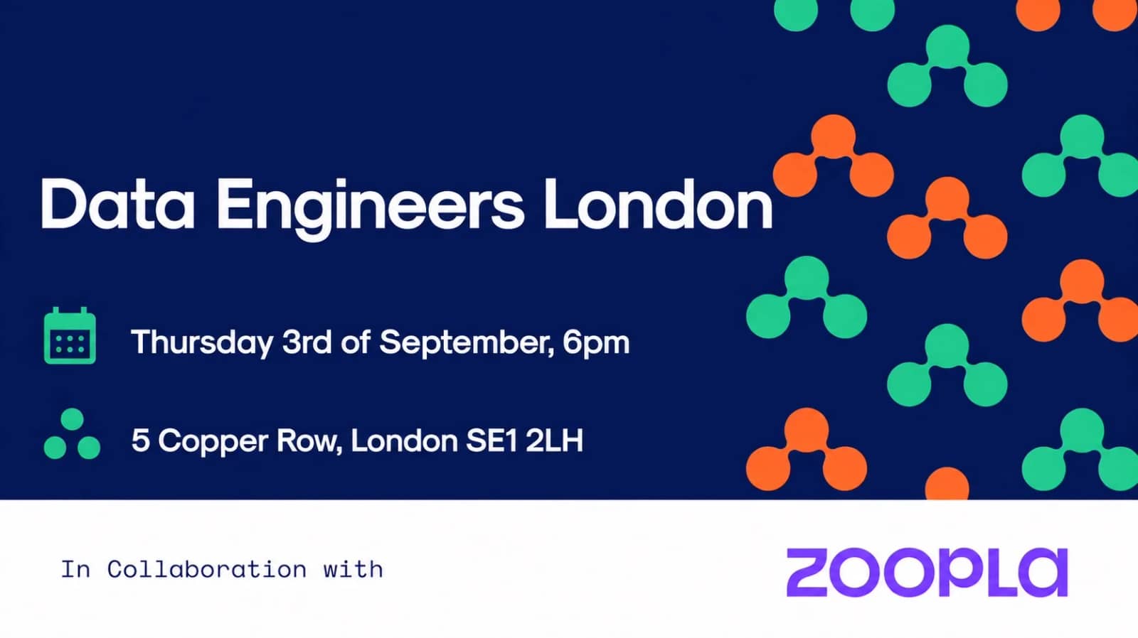 Data Engineers London x Zoopla September Event