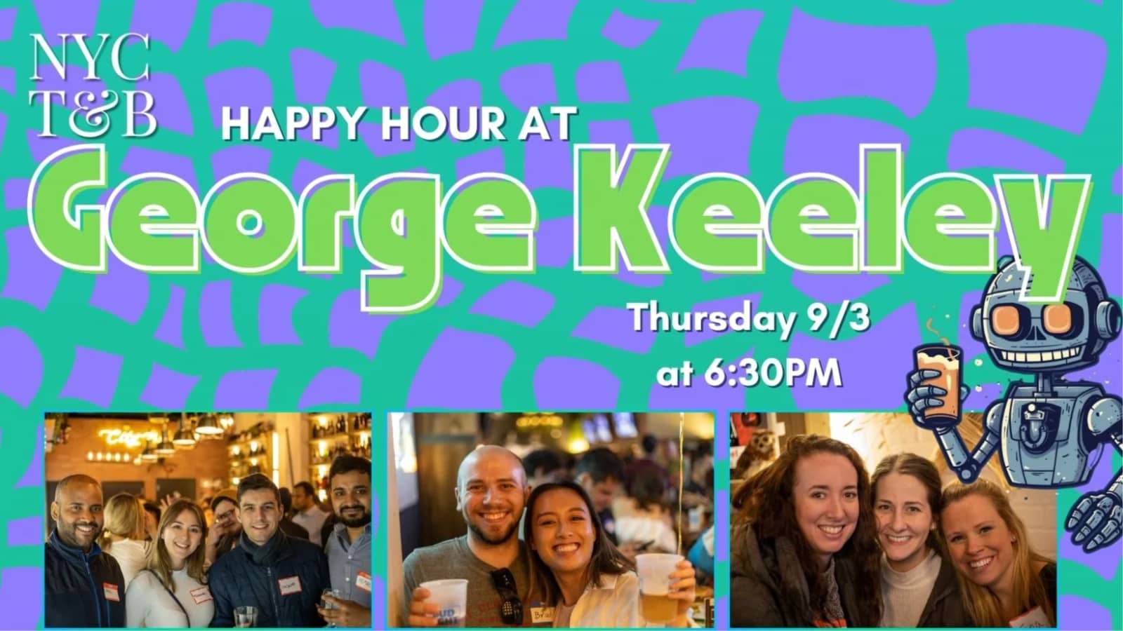 New York Tech & Beer® - Happy Hour Social @ George Keeley