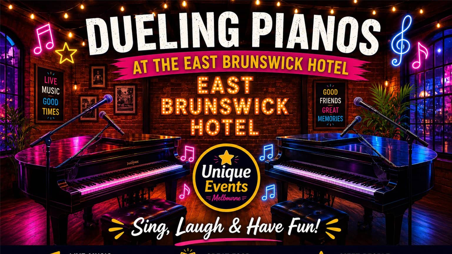 🎹 🎉 Dueling Pianos 🎉 🎹
