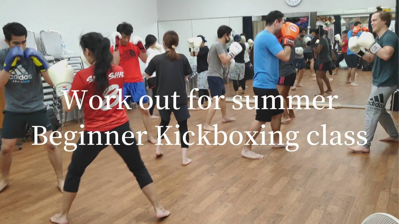 Kickboxing and language exchange in Tennoji