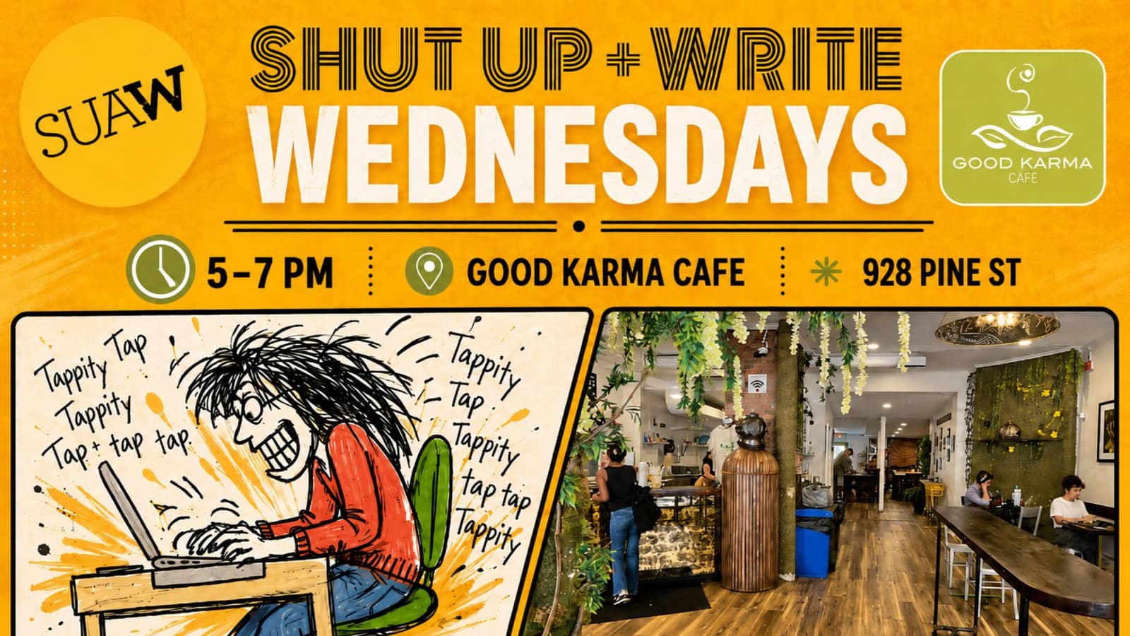 Shut Up & Write!® in Washington Square / Center City