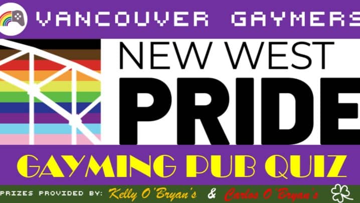 [19+] New West Pride @ Kelly O'Bryan's - Gayming Pub Quiz