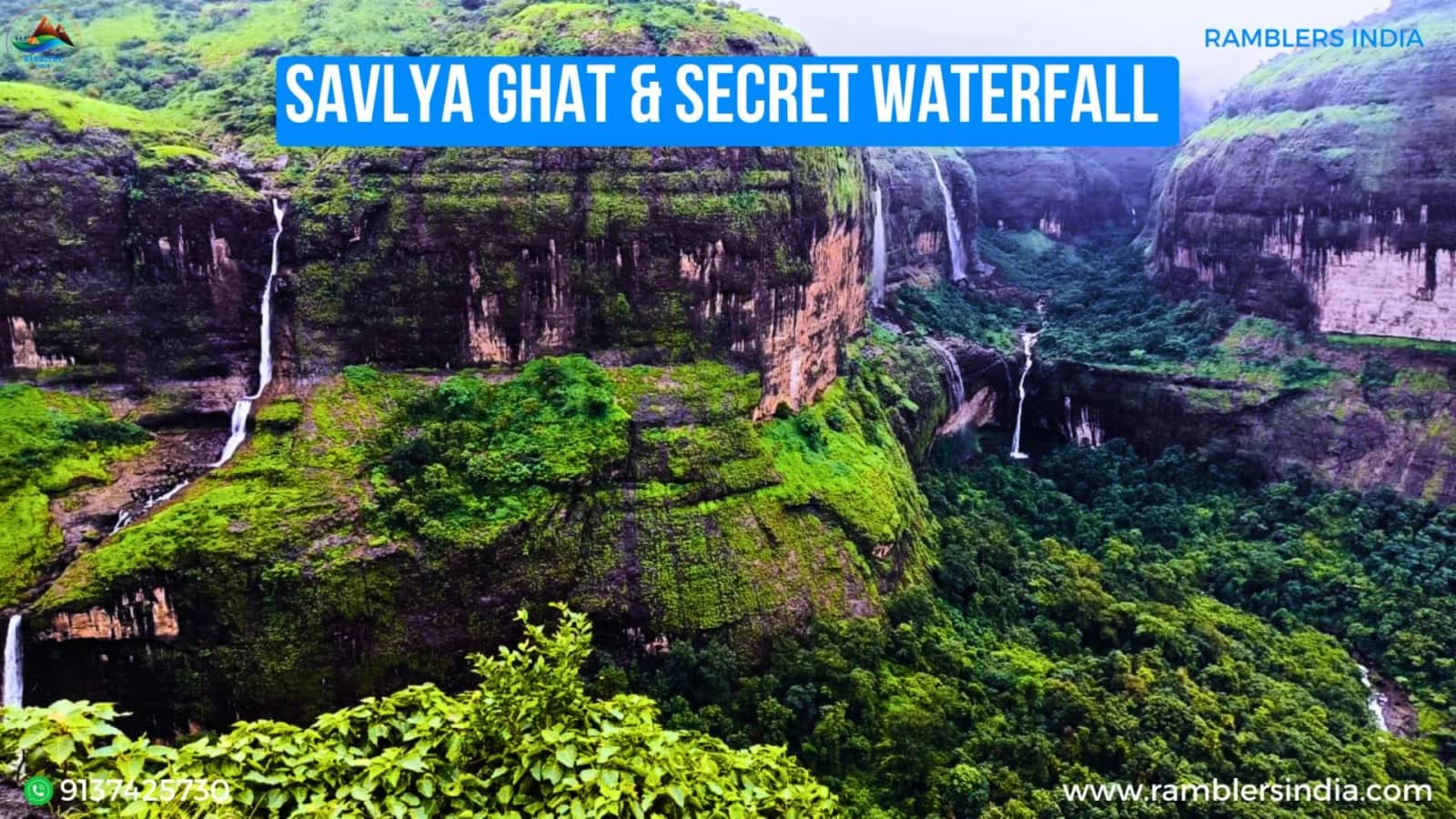 Savlya Ghat & Secret waterfall cliffjump