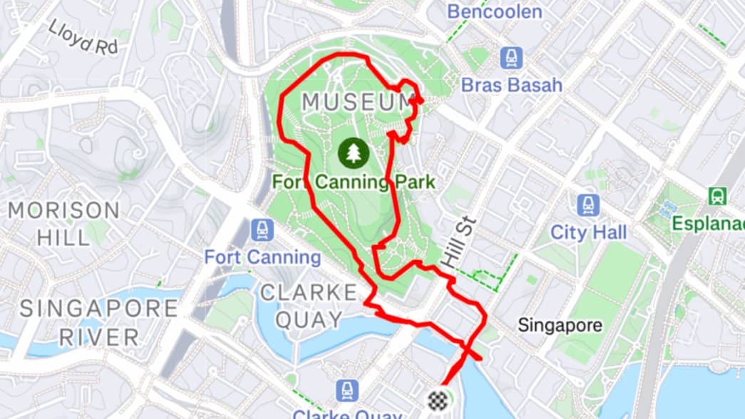 Bitcoin Runners Singapore - Fort Canning Park