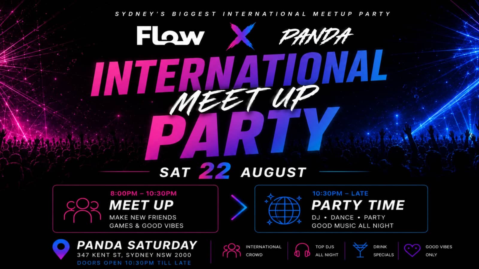 Sydney's Biggest International Meetup🌏🎉