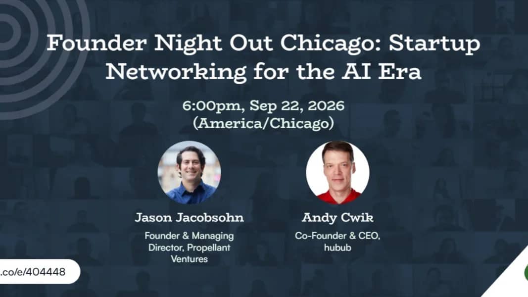 Founder Night Out Chicago: Startup Networking for the AI Era