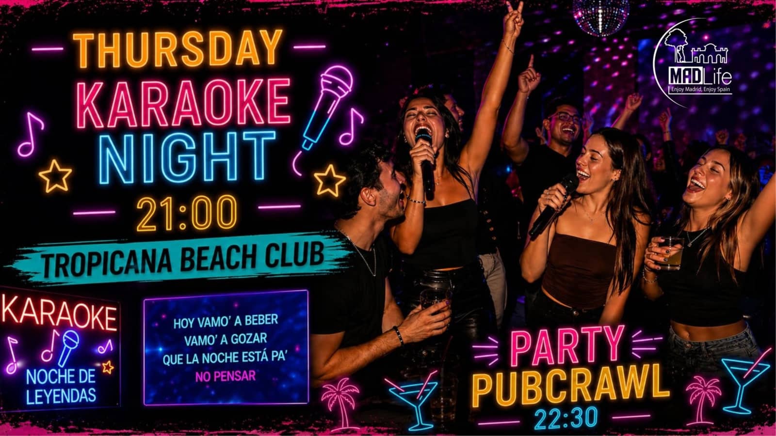 THURSDAY LANGUAGE EXCHANGE /KARAOKE NIGHT & PARTY!