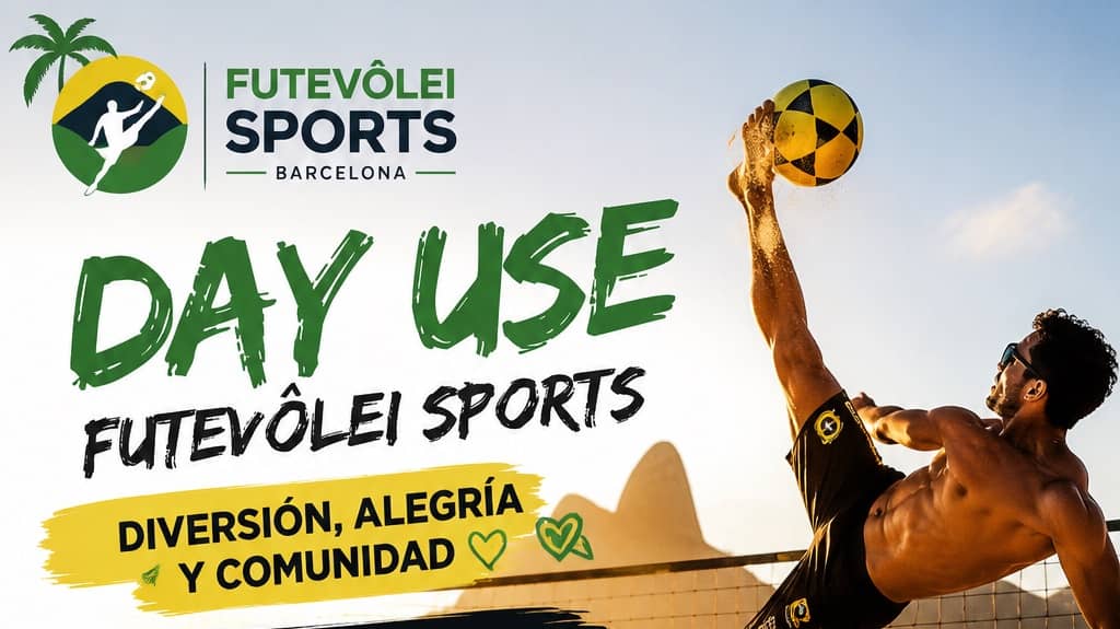DAY USE FUTEVOLEI SPORTS BARCELONA
⚽️🇧🇷🦾🙌🏻 COMUNIDAD Y DIVERSIÓN✨