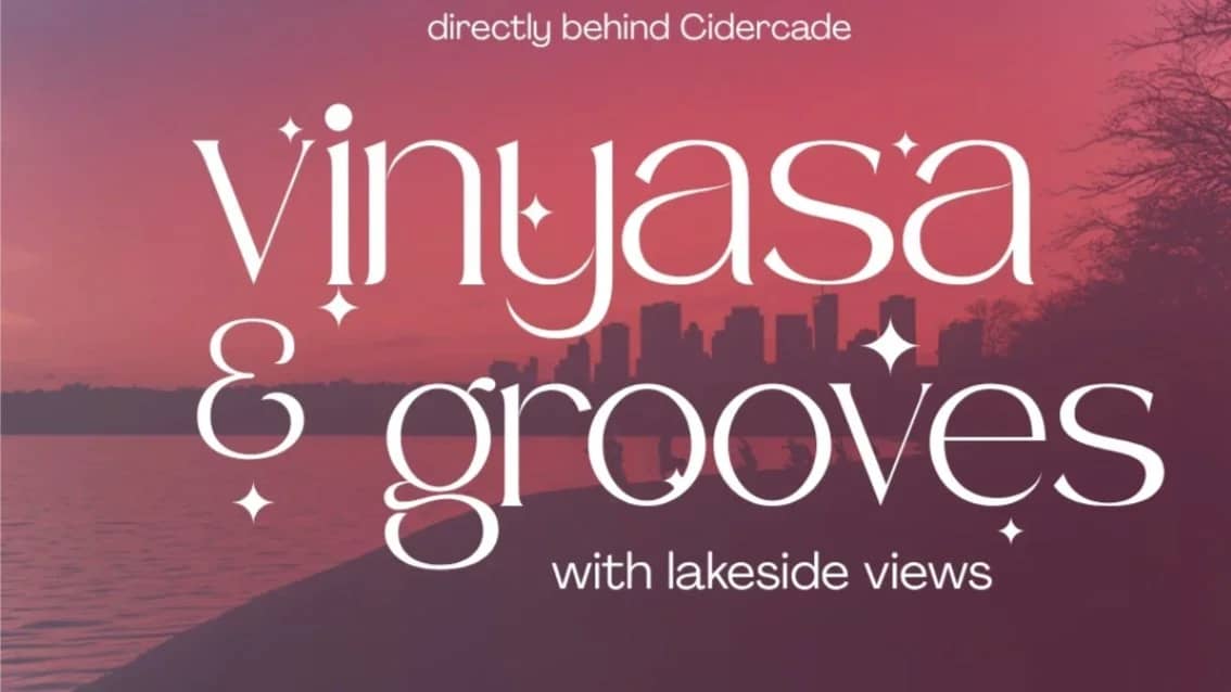 RSVP through Sweatpals: vinyasa & grooves