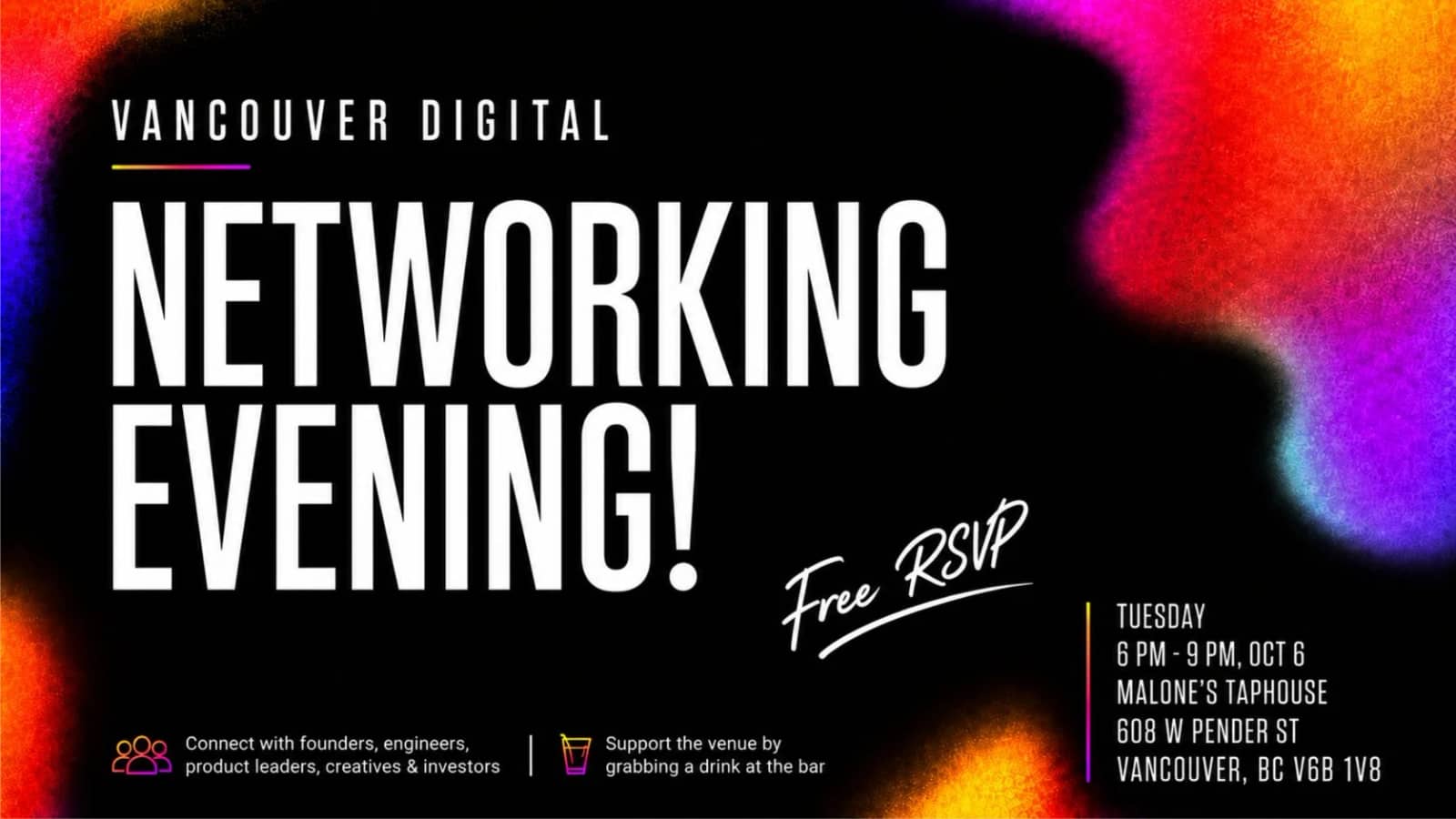 🚀 Vancouver Digital Networking Evening – October 6