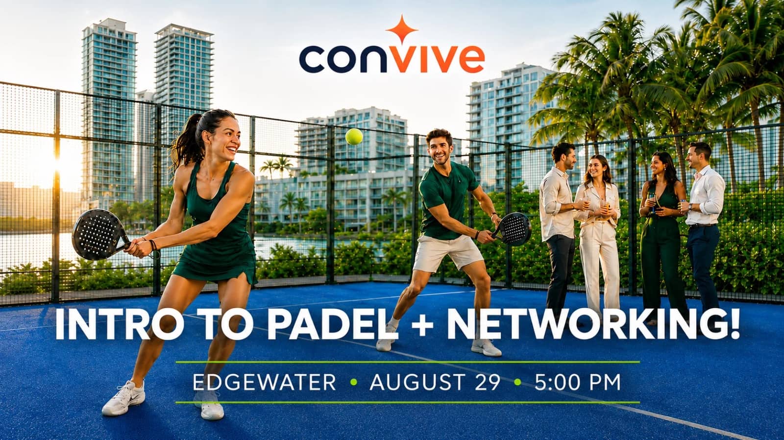 INTRO TO PADEL + NETWORKING (‼️MUST REGISTER WITH LUMA LINK IN DESCRIPTION‼️)