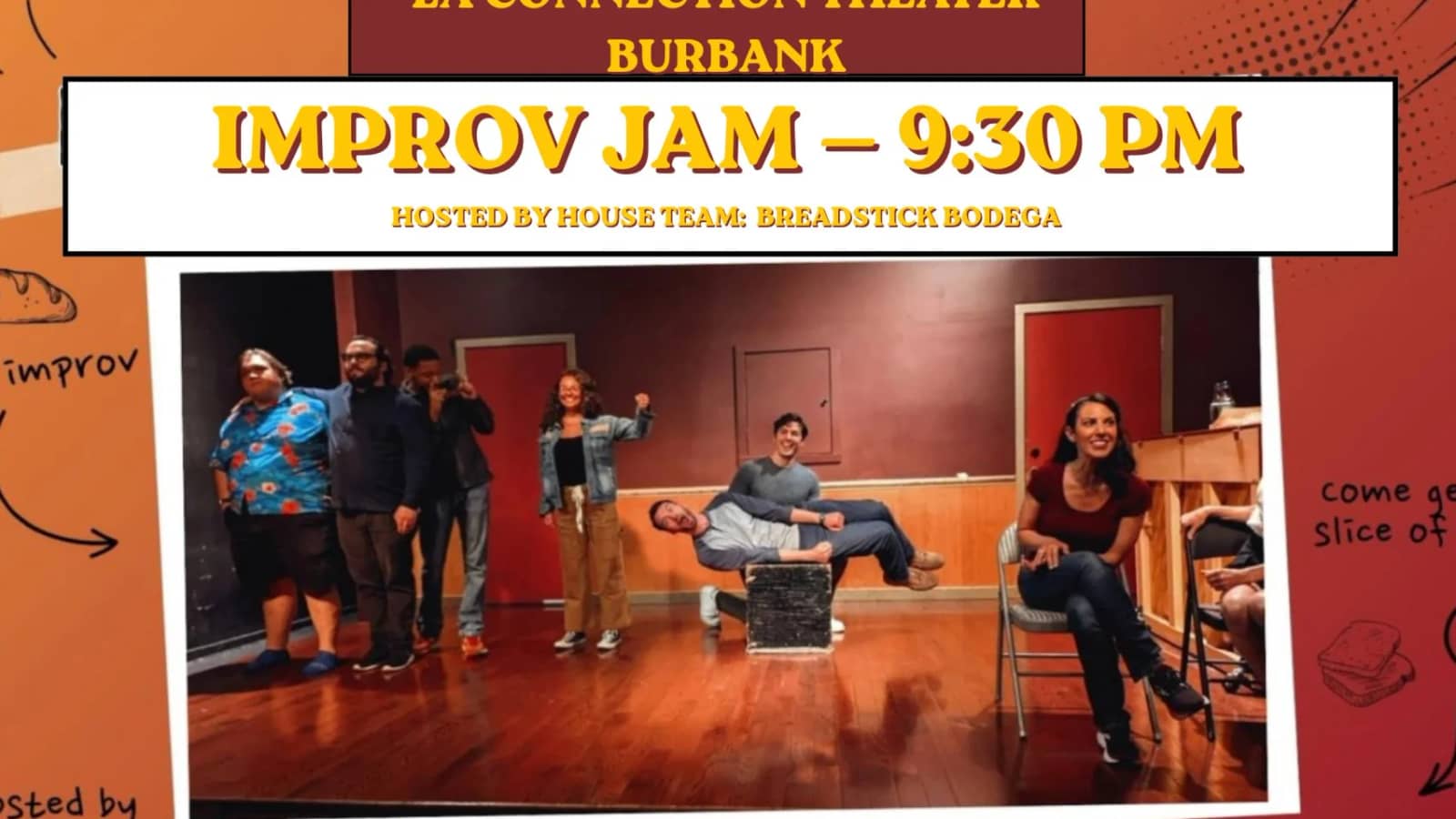 WANT TO GET ON STAGE AND DO IMPROV? COME JAM.