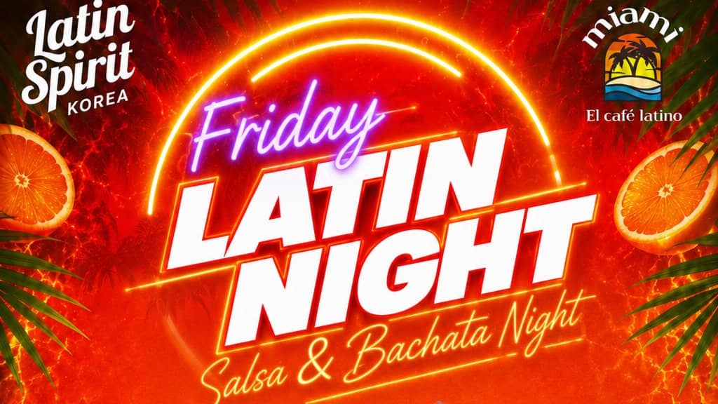 Salsa on1 & Bachata Night in Gangnam