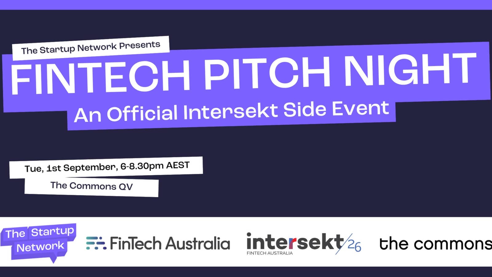 FinTech Pitch Night (Official Intersekt Side Event)