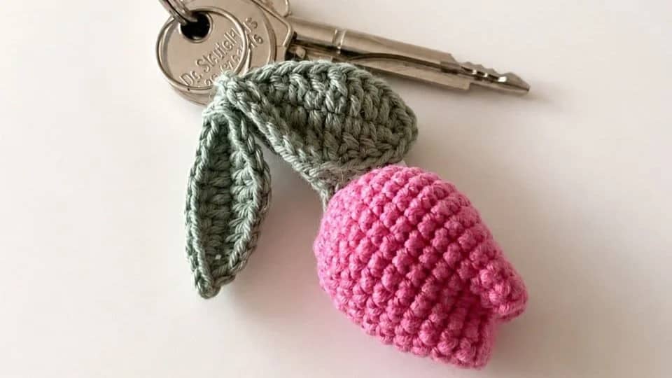 Discover Crochet – Tulip Keychain Workshop 🌷🧶