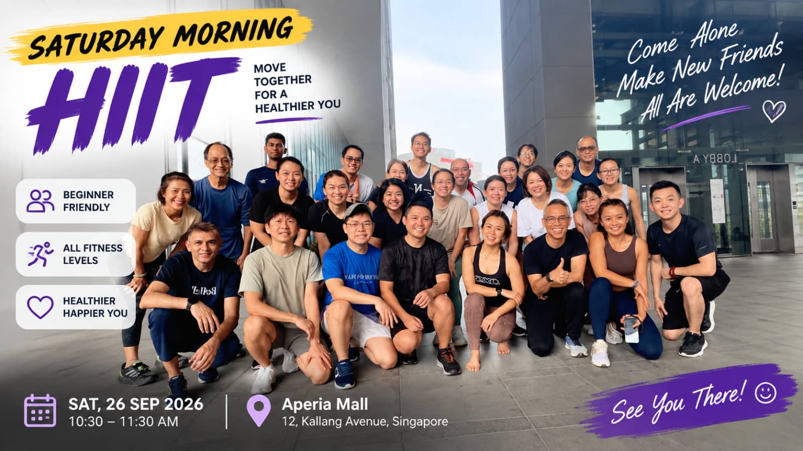 Saturday Morning HIIT 💪 | Beginner Friendly • Make New Friends