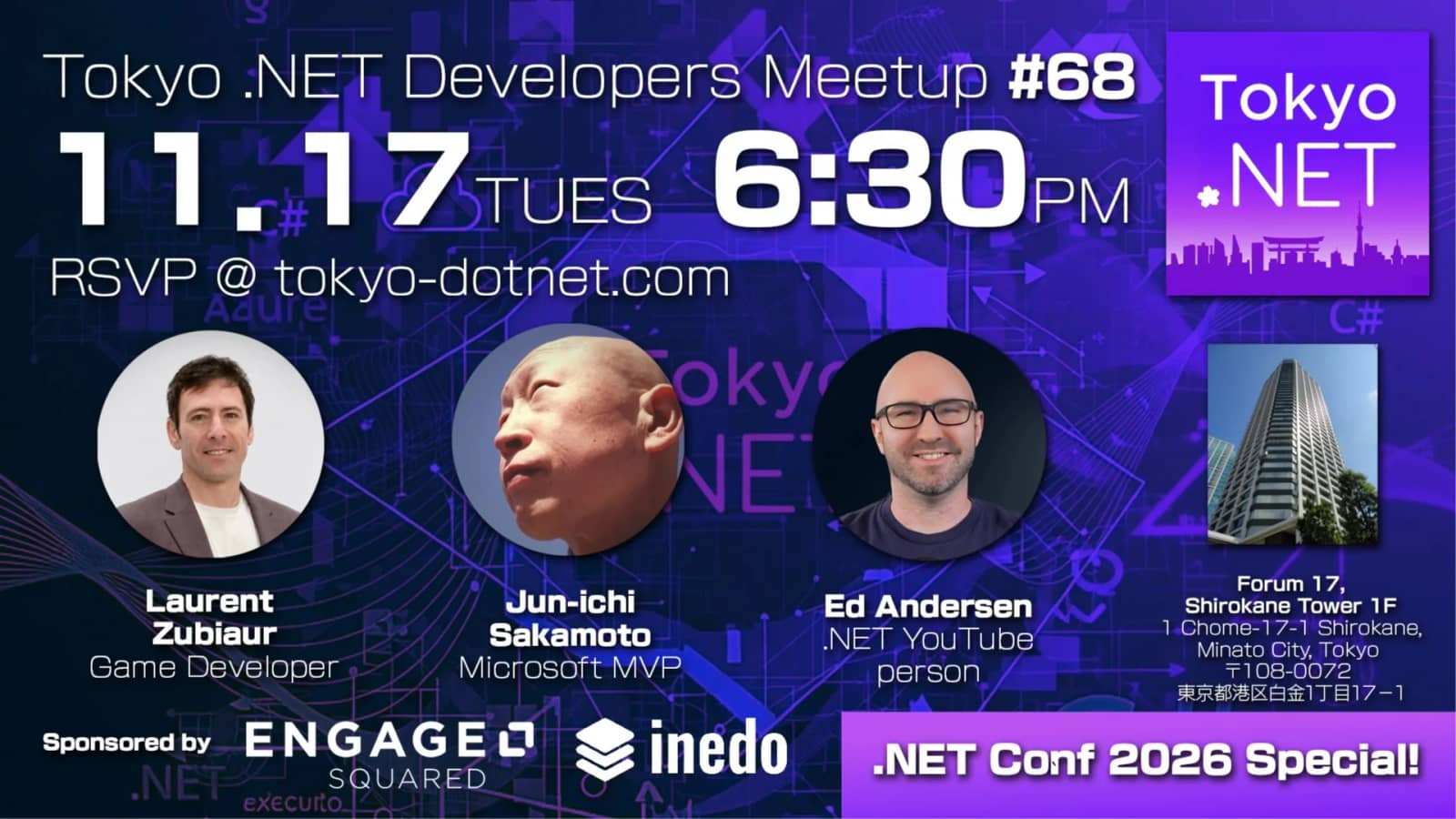 Tokyo .NET Developers Meetup #68 - .NET Conf 2026 Special!