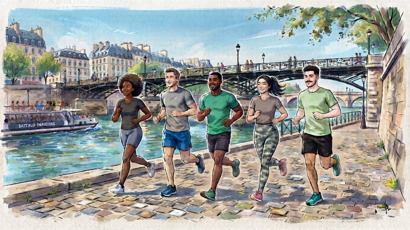 Let’s Run Together - Paris 1 - Seine River