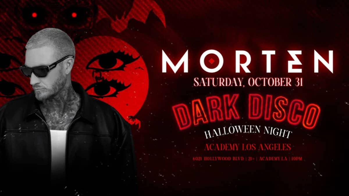 👺 Morten’s “Dark Disco” @ Academy LA (21+) 🎬