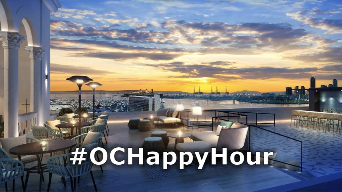 #OCHappyHour @ Halo Rooftop Bar (Long Beach)