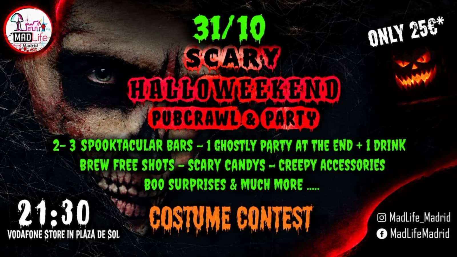 Scary Crawl-o-Weekend PubCrawl & Party!!!