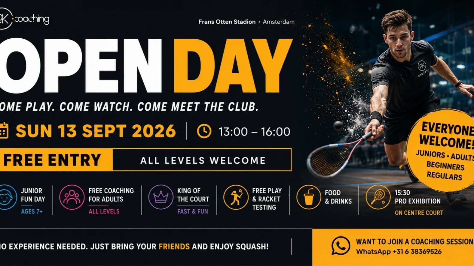 FREE Squash Open Day