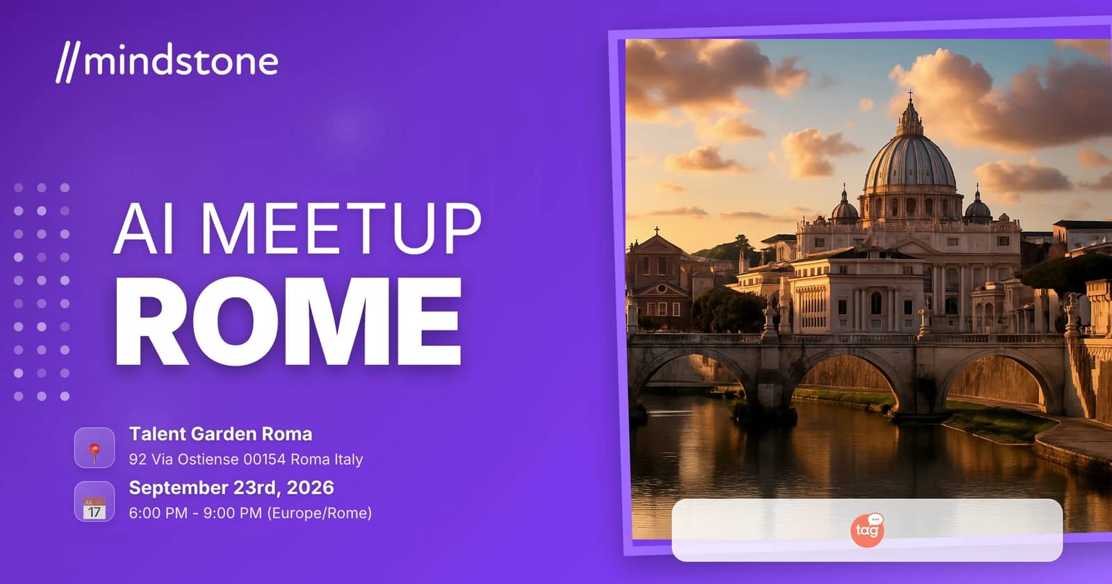 Mindstone Rome September AI Meetup