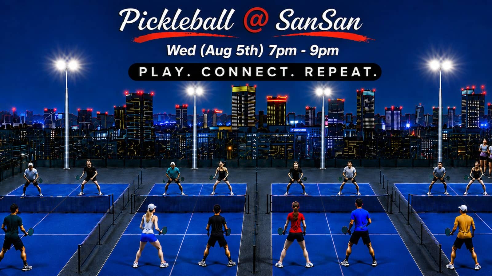 🎾 Pickleball @ Sleek & Social Sansan 🎾 Games, Vibes & New Connections 🎾
