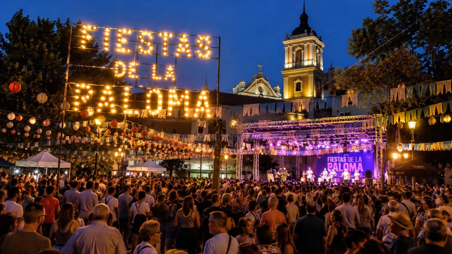 FIESTAS DE LA PALOMA, TAPEO Y Conciertos ✨🎉🍻🙋‍♂️
