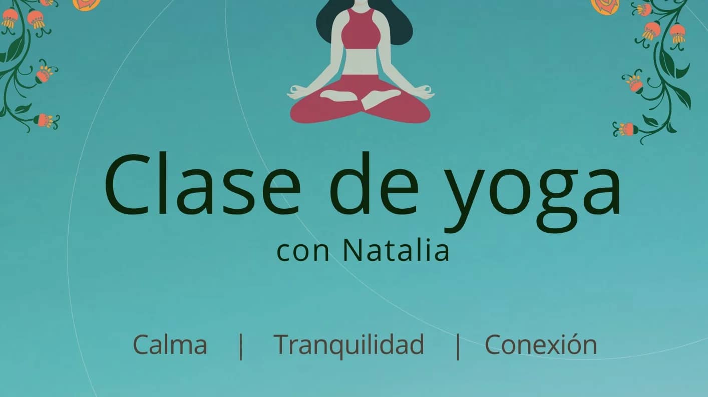 El sábado: Yoga 🧘 & nuevos Amigos 🌱🍃