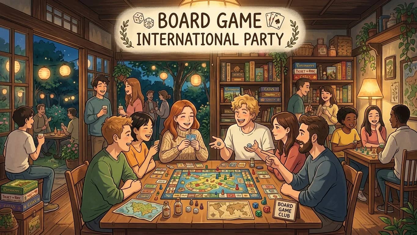 🎲🌏🍻 ボードゲームインターナショナルパーティー 🎉