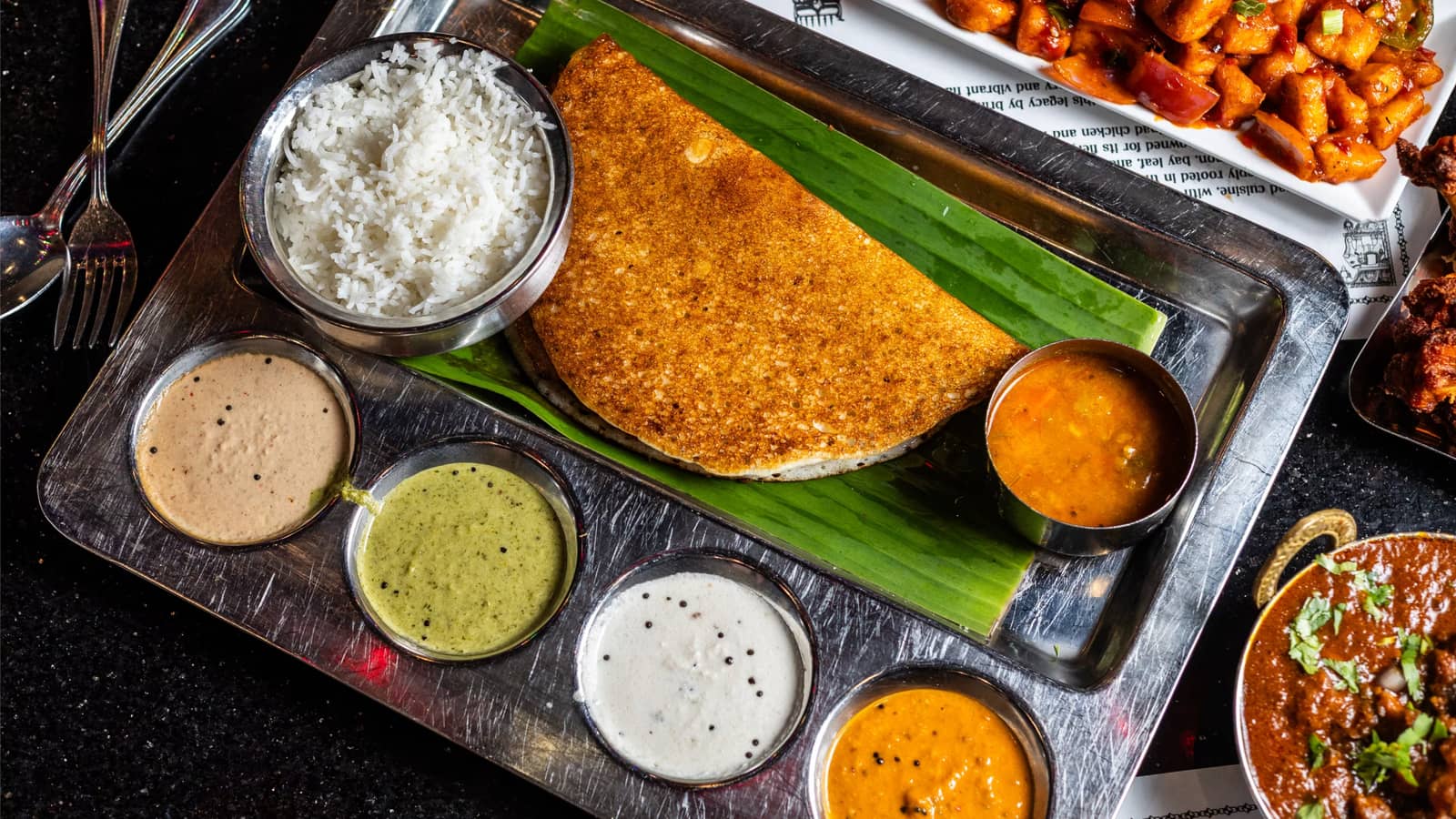 Dinner at Sangam Chettinad