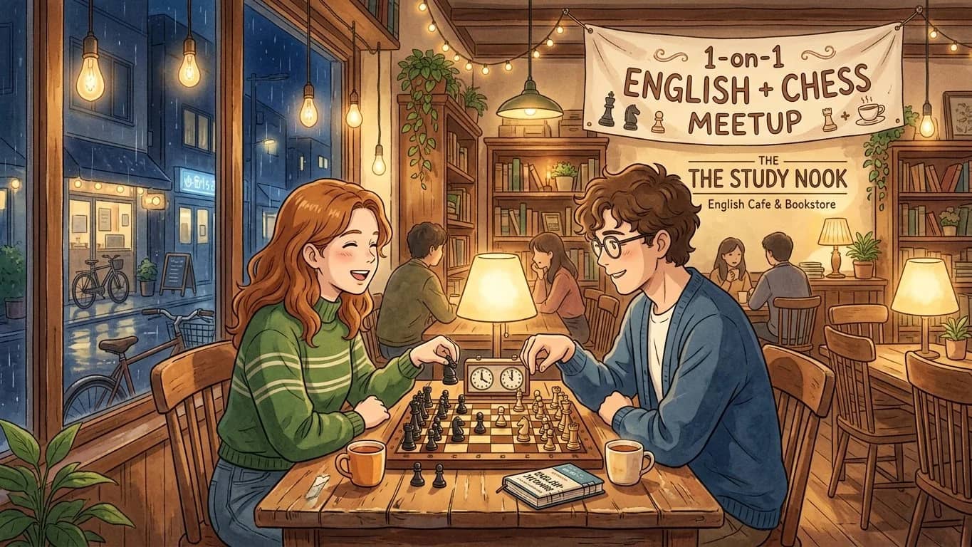 ♟️♘♚ マンツーマン英会話＋チェス交流会 🗣️