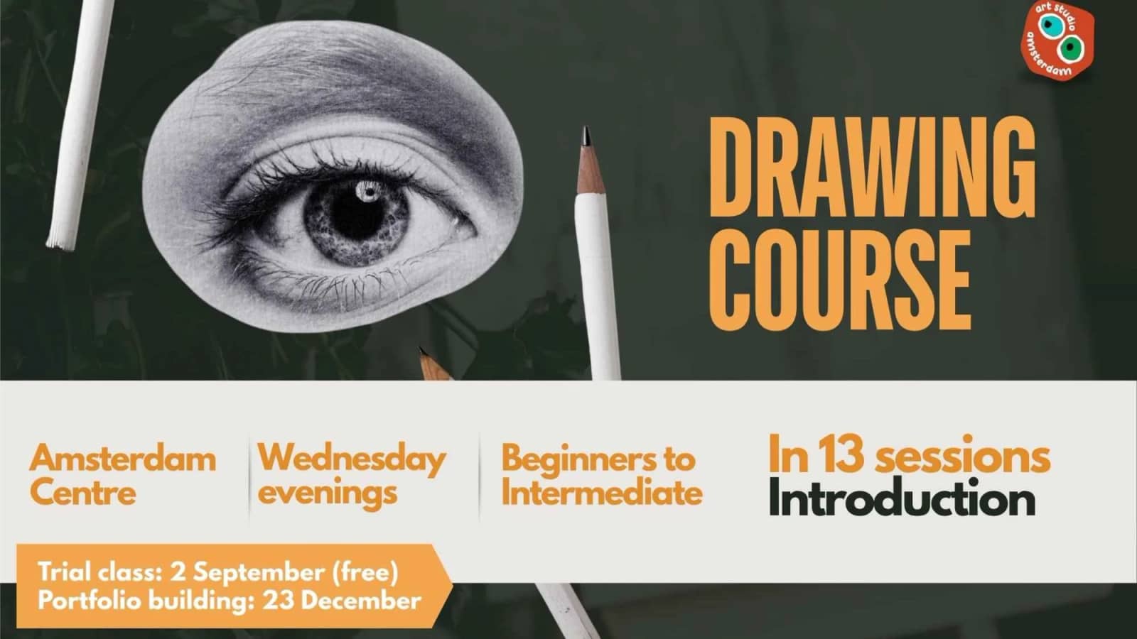 Drawing Course (Free Trial Class) Beginners to Intermediate