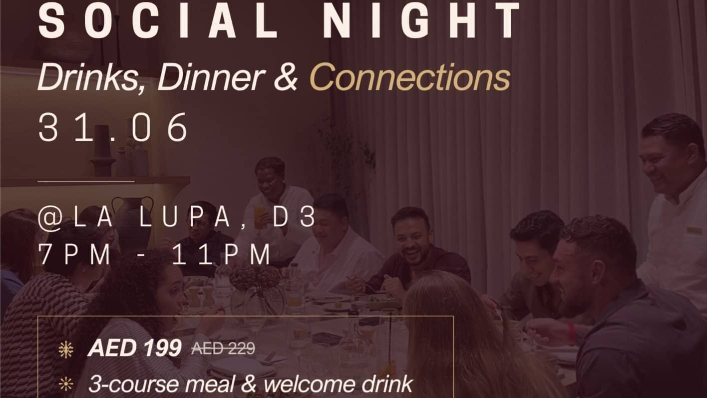 Social Night by REINV8NT - Drinks, Dinner & Connections