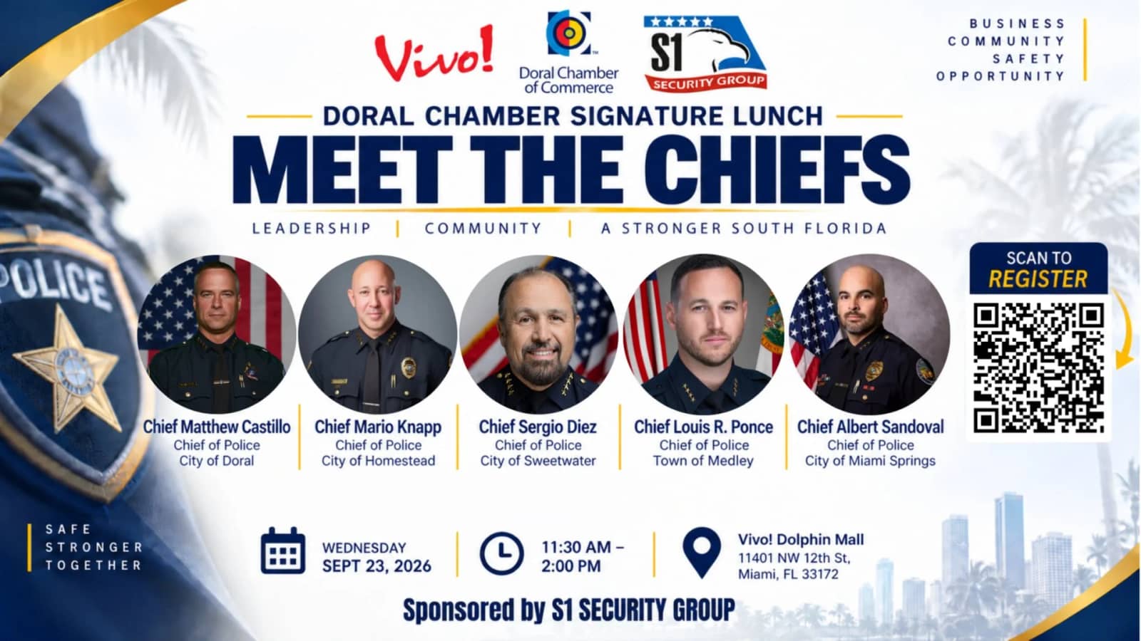 Doral Chamber Signature Lunch – Meet the Chiefs