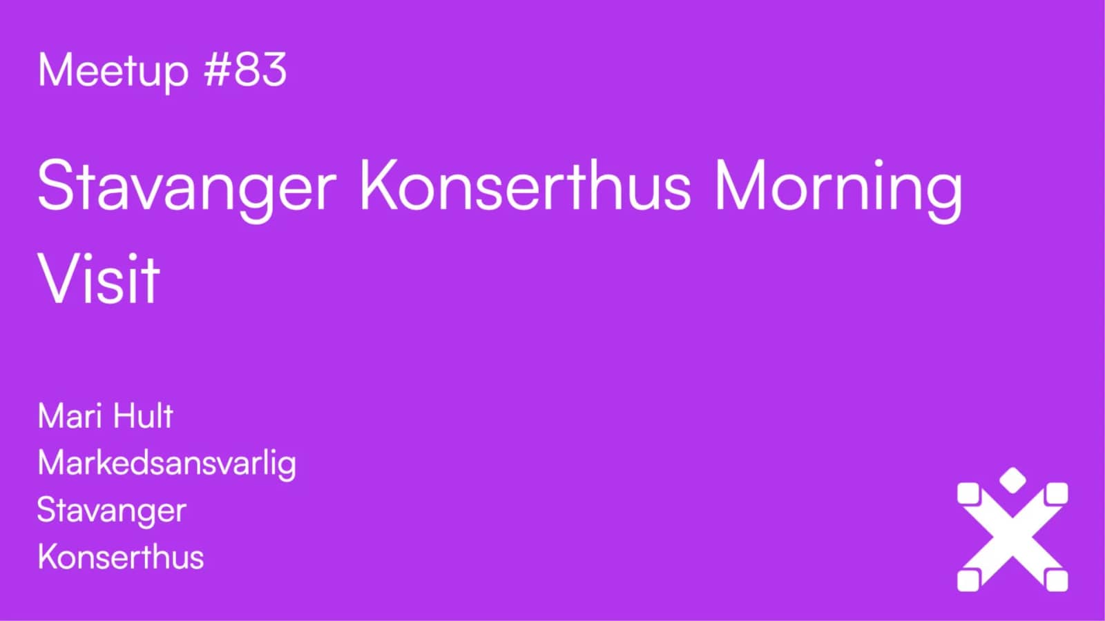 #83 IxDA SVG Meetup: Stavanger Konserthus morning visit