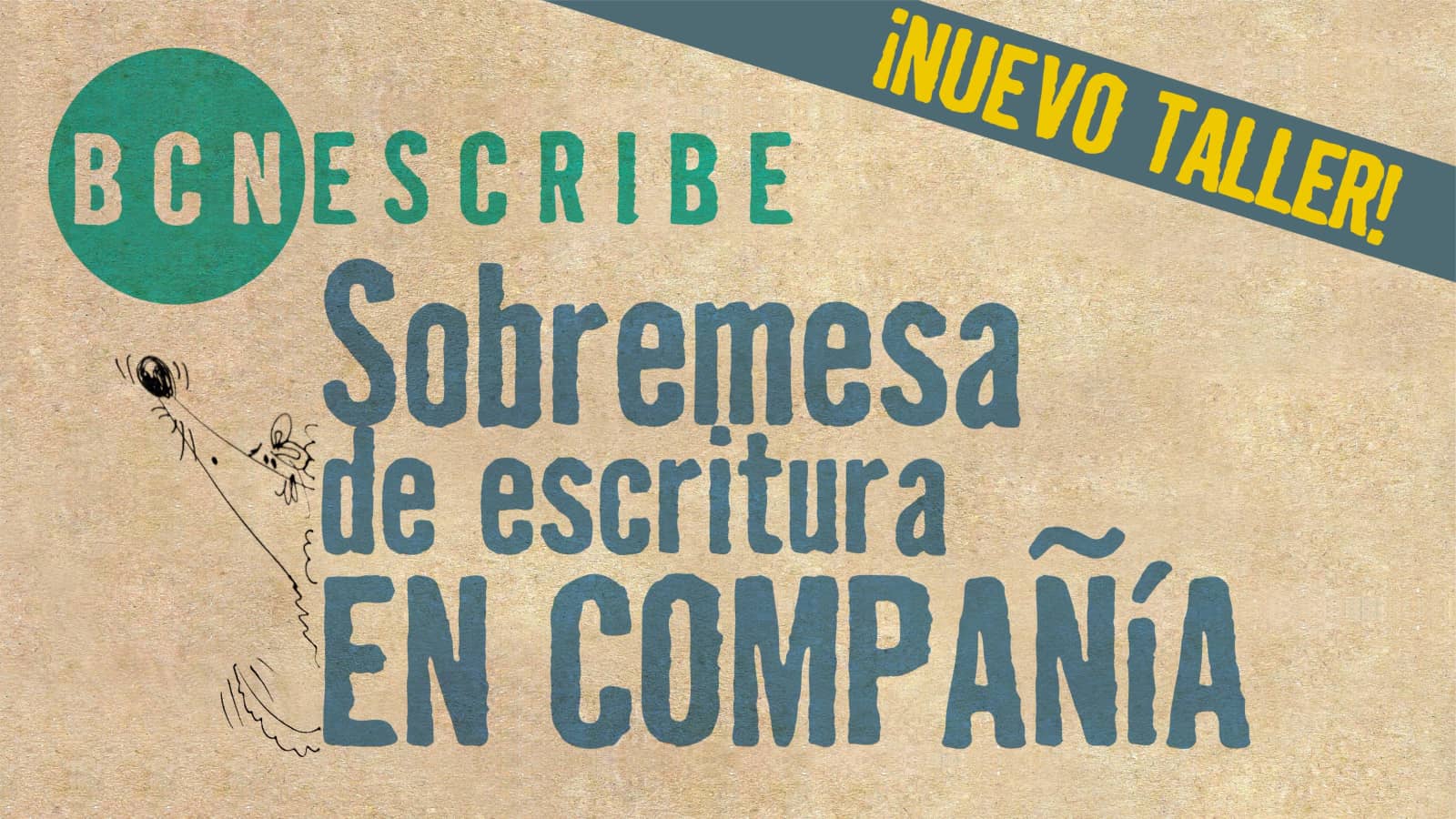 Taller de escritura creativa. Sobremesa de escritura en Domingo.