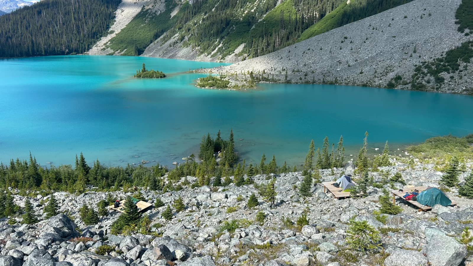 Joffre Lakes One Night Backcountry Camping