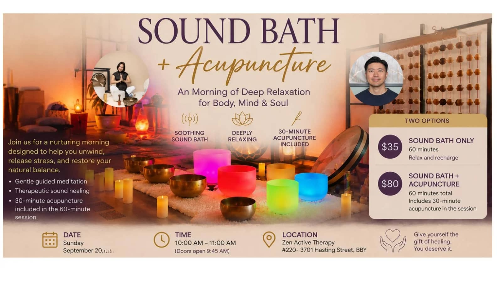 Stillpoint: Sound Bath + Acupuncture