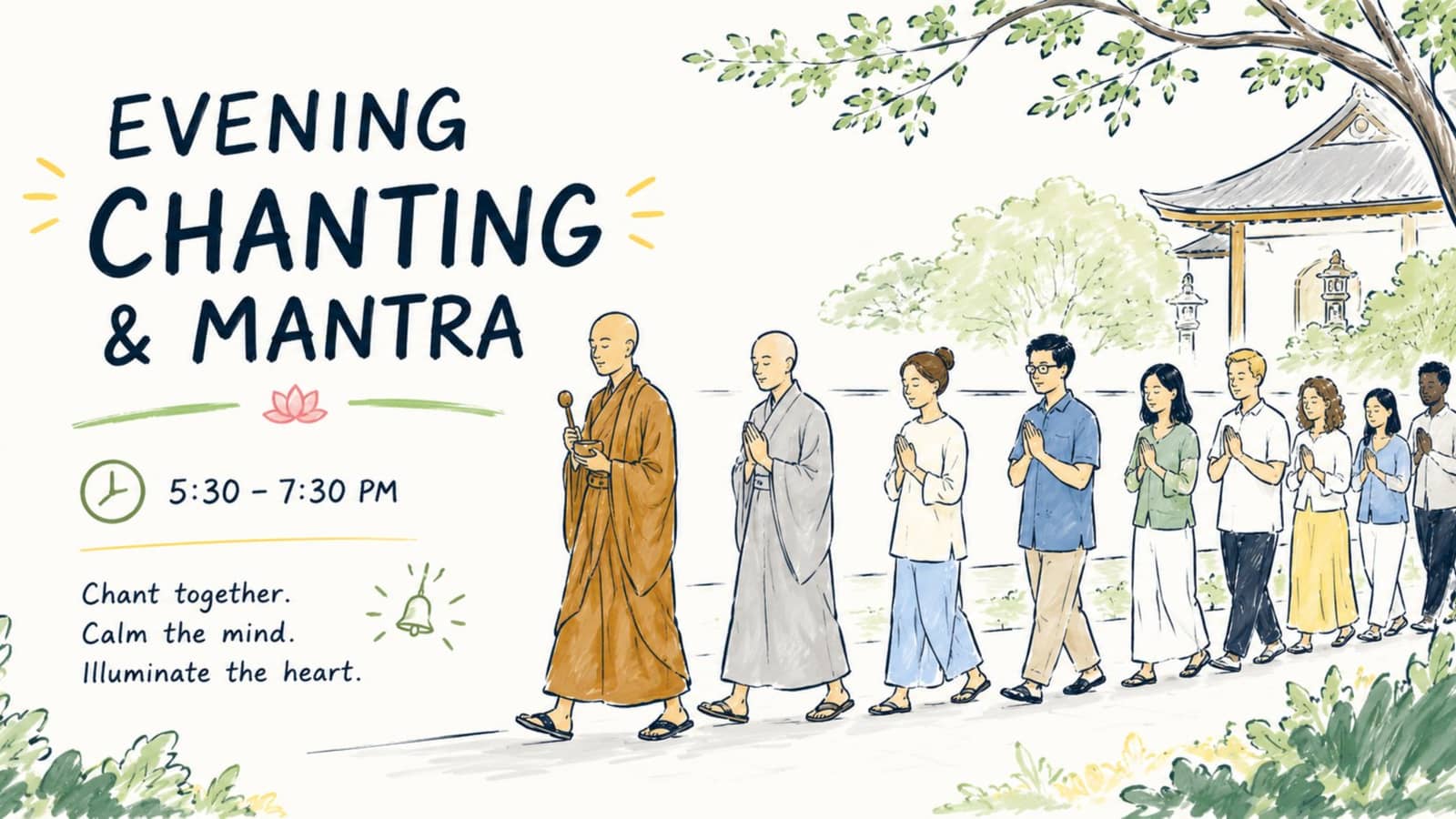 Daily Evening Buddhist Ceremony (Chanting)