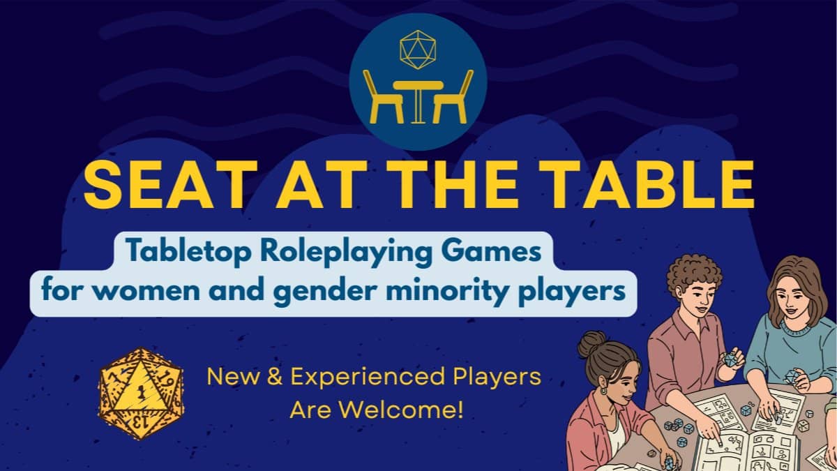 Seat at the Table - TTRPGs for Women and Gender Minority Players