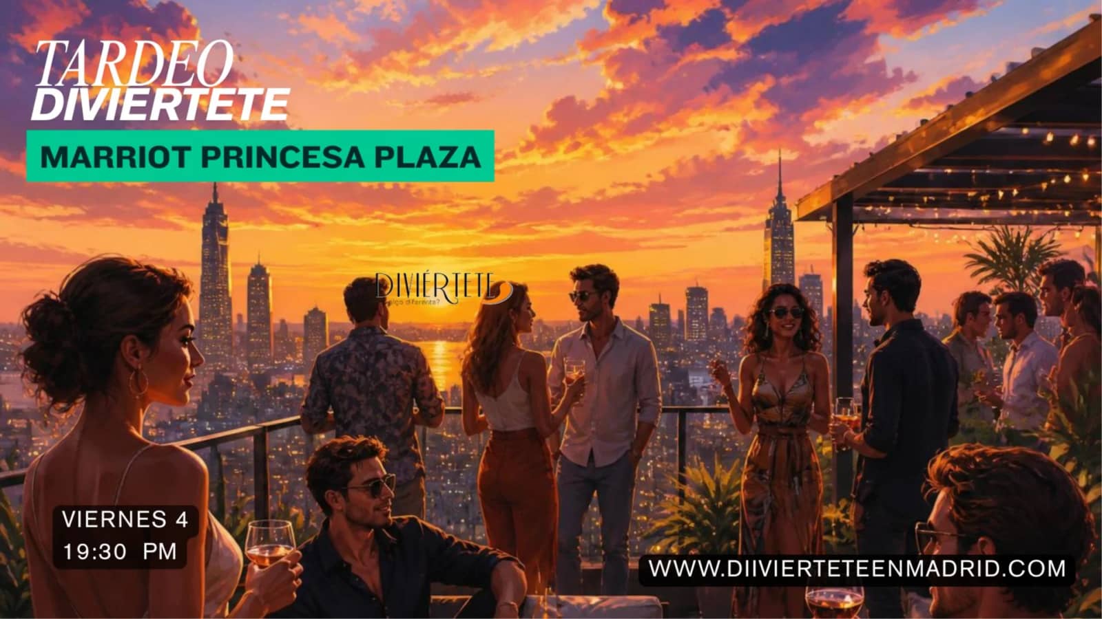 TERRAZA MARRIOT PRINCESA + LULA CLUB GRATIS. 25 -45 AÑOS.