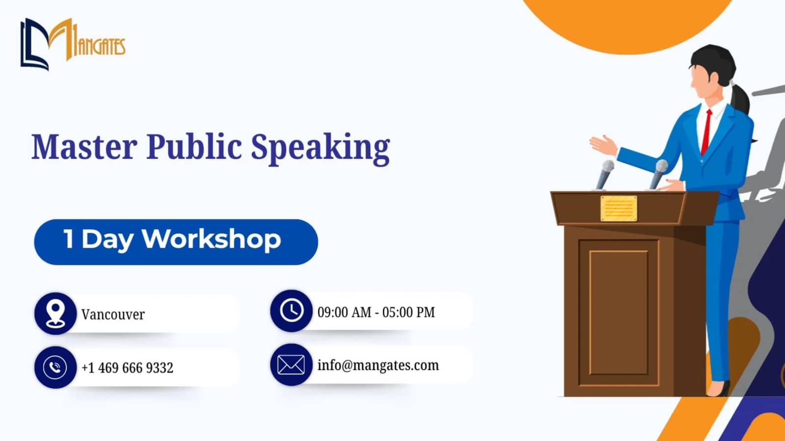 Presentation & Public Speaking Skills: 1 Day Workshop in Vancouver