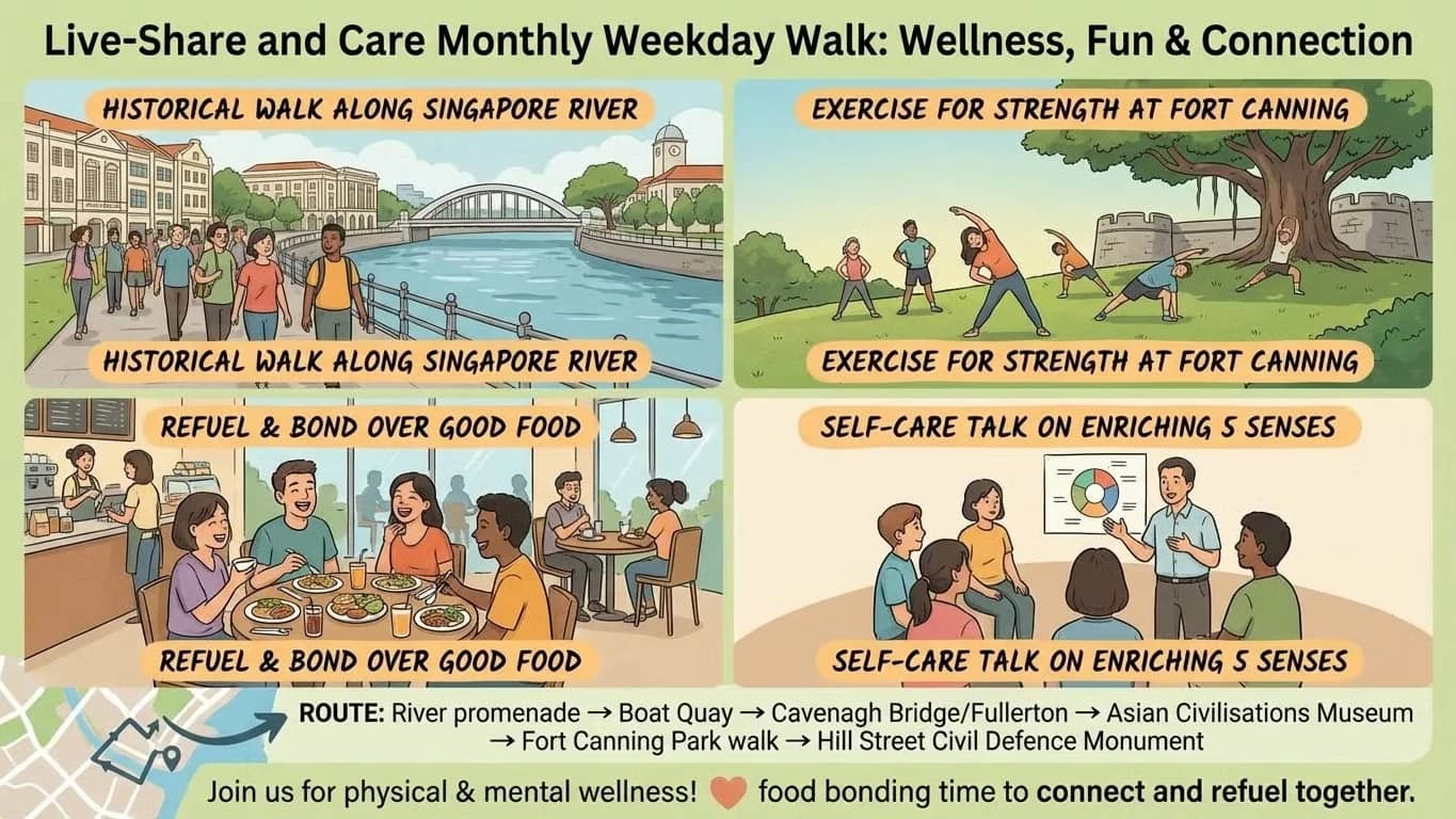 LSC: Celebrate World Mental Health Day Food Bazaar w Seniors + Sunset Trail