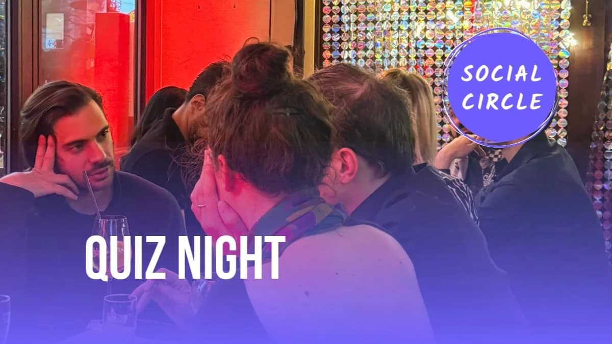 Quiz (tables for singles) by Social Circle x Tinder (22-35years)
